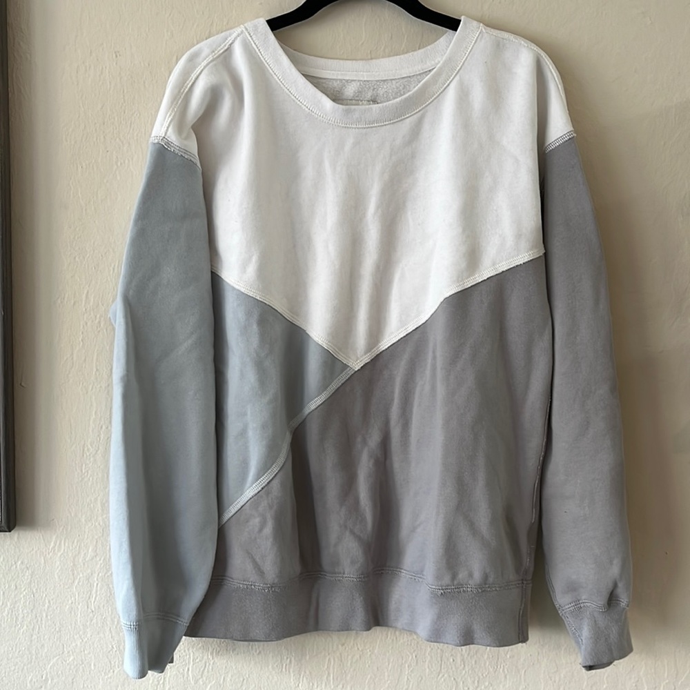 Abercrombie Soft A&F Collection Color-block Sweatshirt